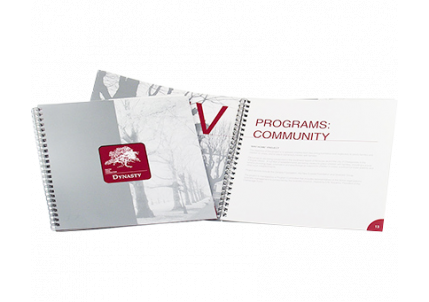 Печать каталога на пружине в Москве