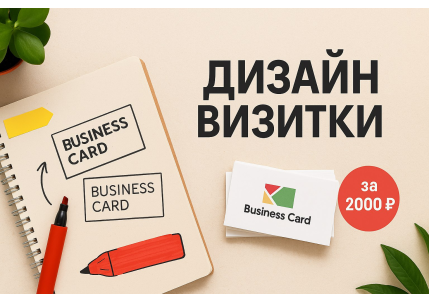Дизайн визитки в Москве