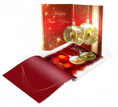 Печать новогодних листовок