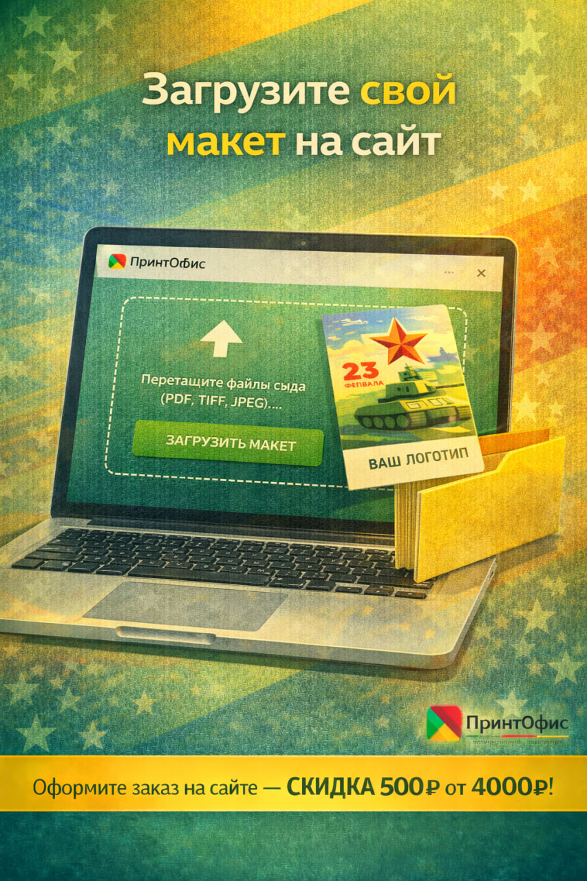 Загрузите свой макет на сайт