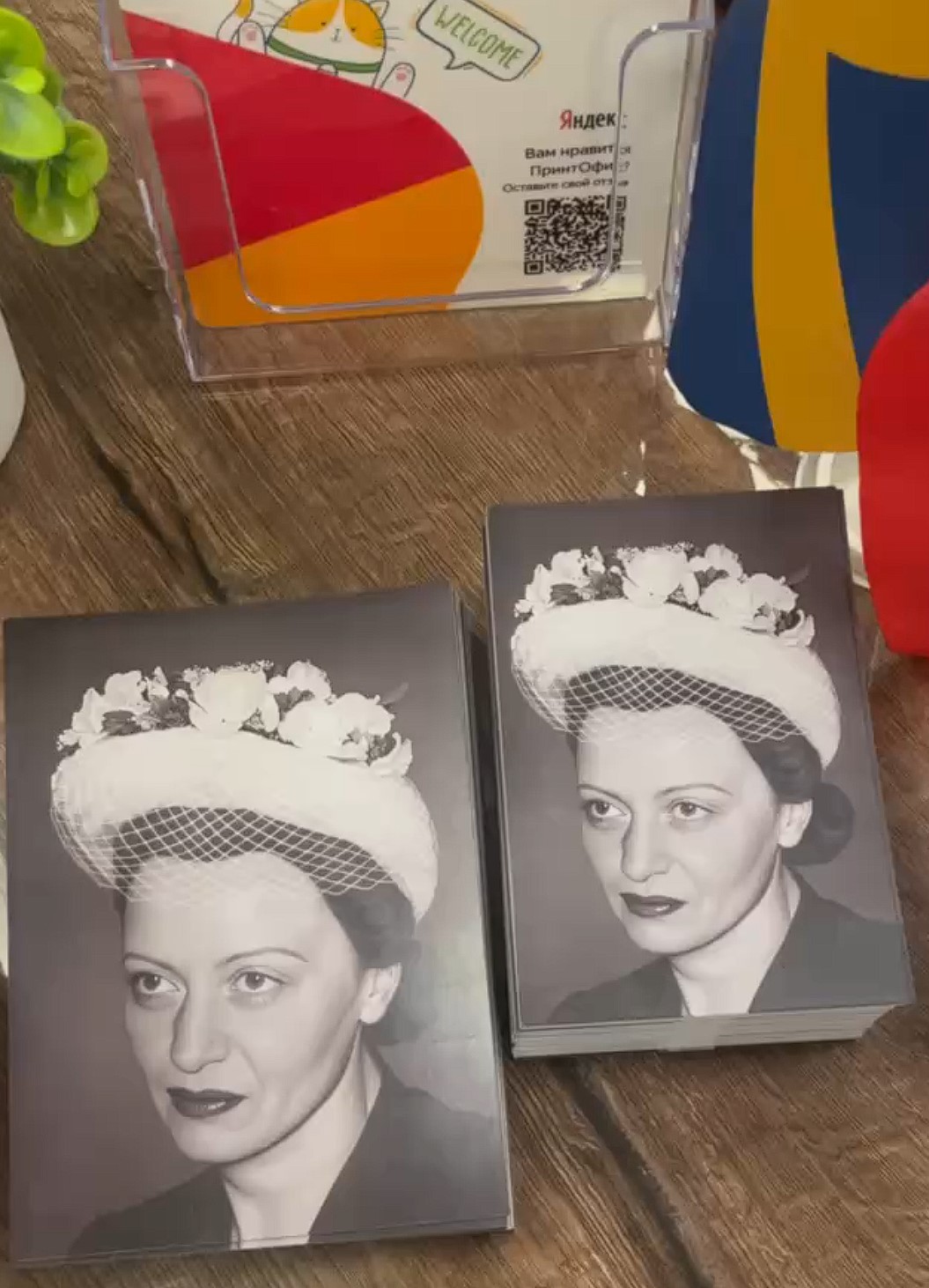 Посмотрите видео, как мы печатаем открытки