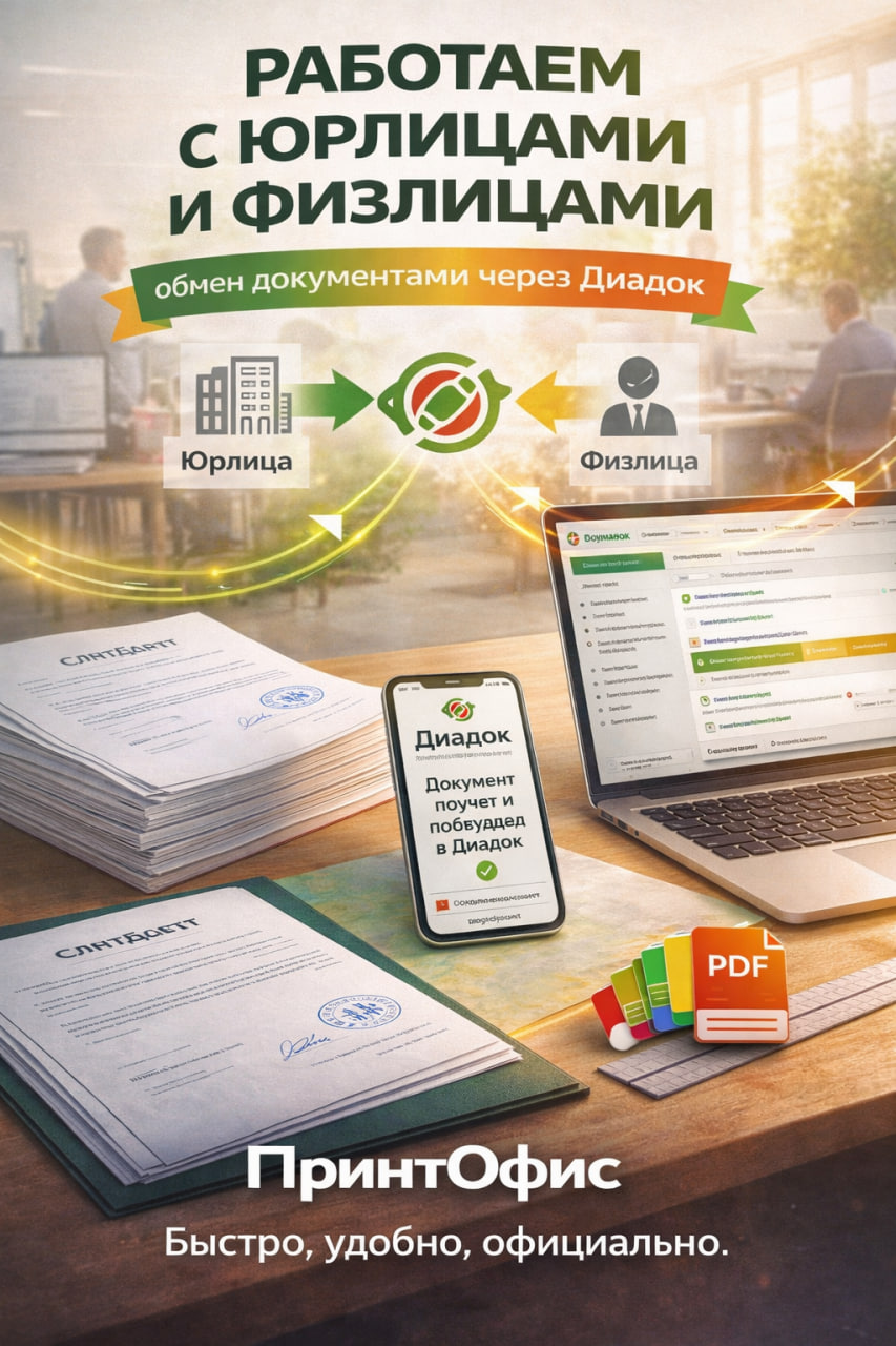 Работаем с Юр и физ лицами 