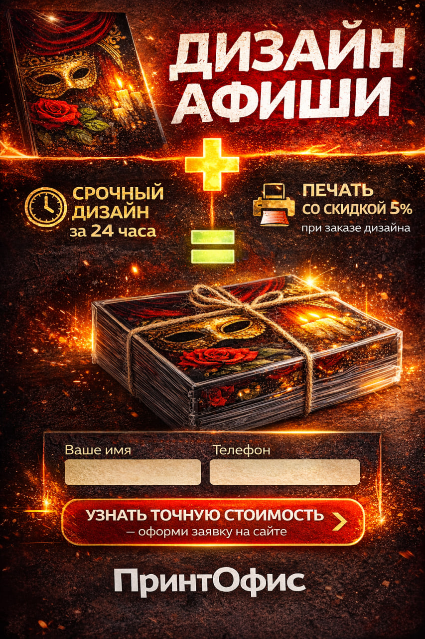 Проект 2: Афиши (Цифровая печать)